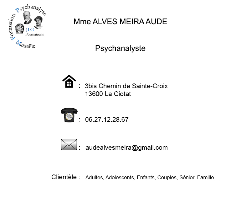 aude alves meira  psychanalyste la ciotat